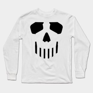 white skull Long Sleeve T-Shirt